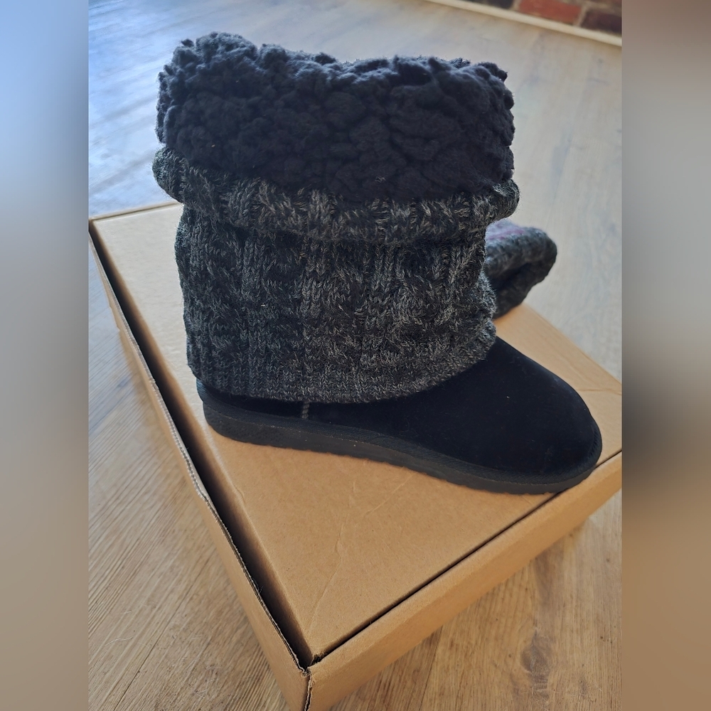 MUK LUKS WOMENS CHERYL KNIT WINTER BOOTS | Size 6 | NWOT - Picture 6 of 13